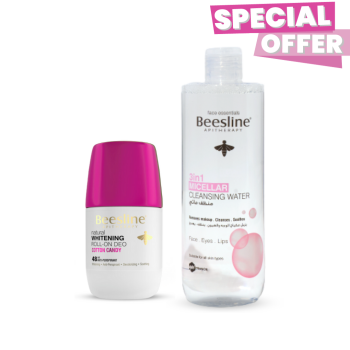 Beesline W. Deo Roll-On Cotton Candy.+ 3 in 1 Micellar cleansing water 400 ml 